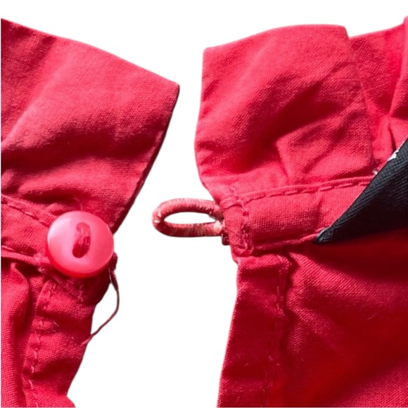 ZARA WOMAN Embroidered Top in Red Size XS — GORGEOUS!!! - Picture 14 of 14